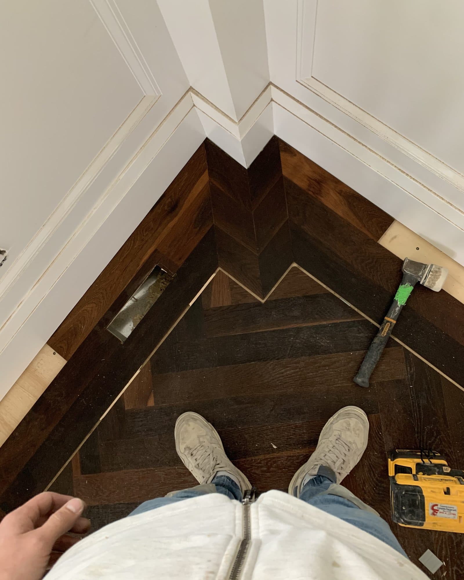 Hardwood flooring installed by Woodstellar