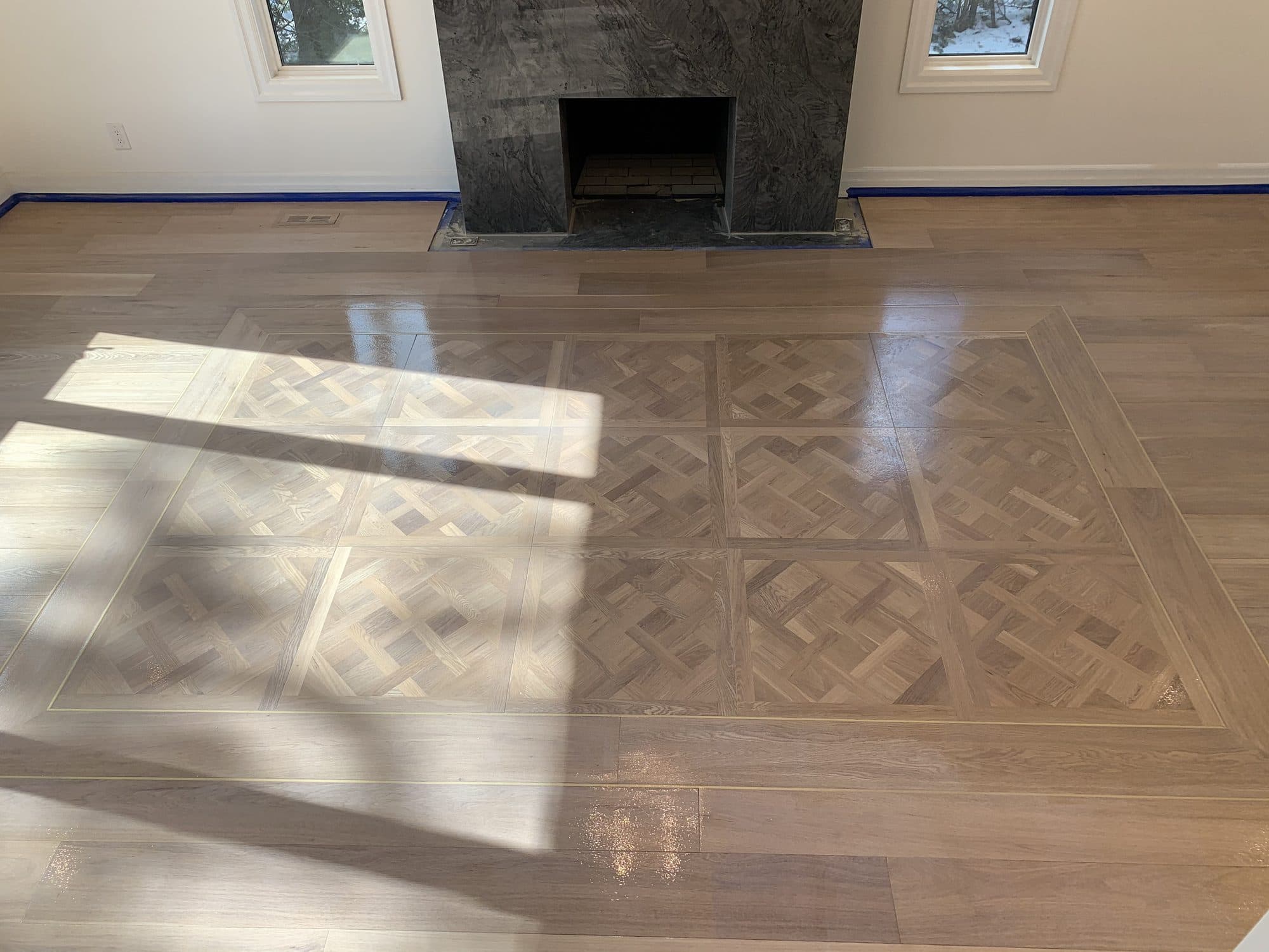 Hardwood floor sanding and refinishing by Woodstellar