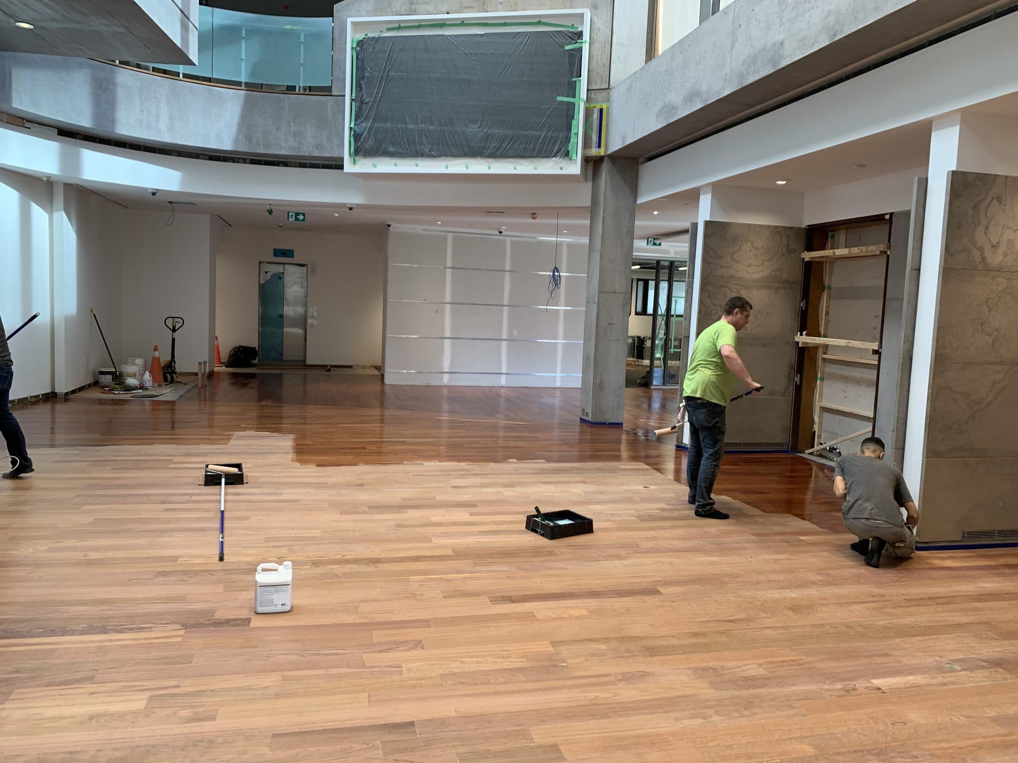 Hardwood floor sanding and refinishing by Woodstellar