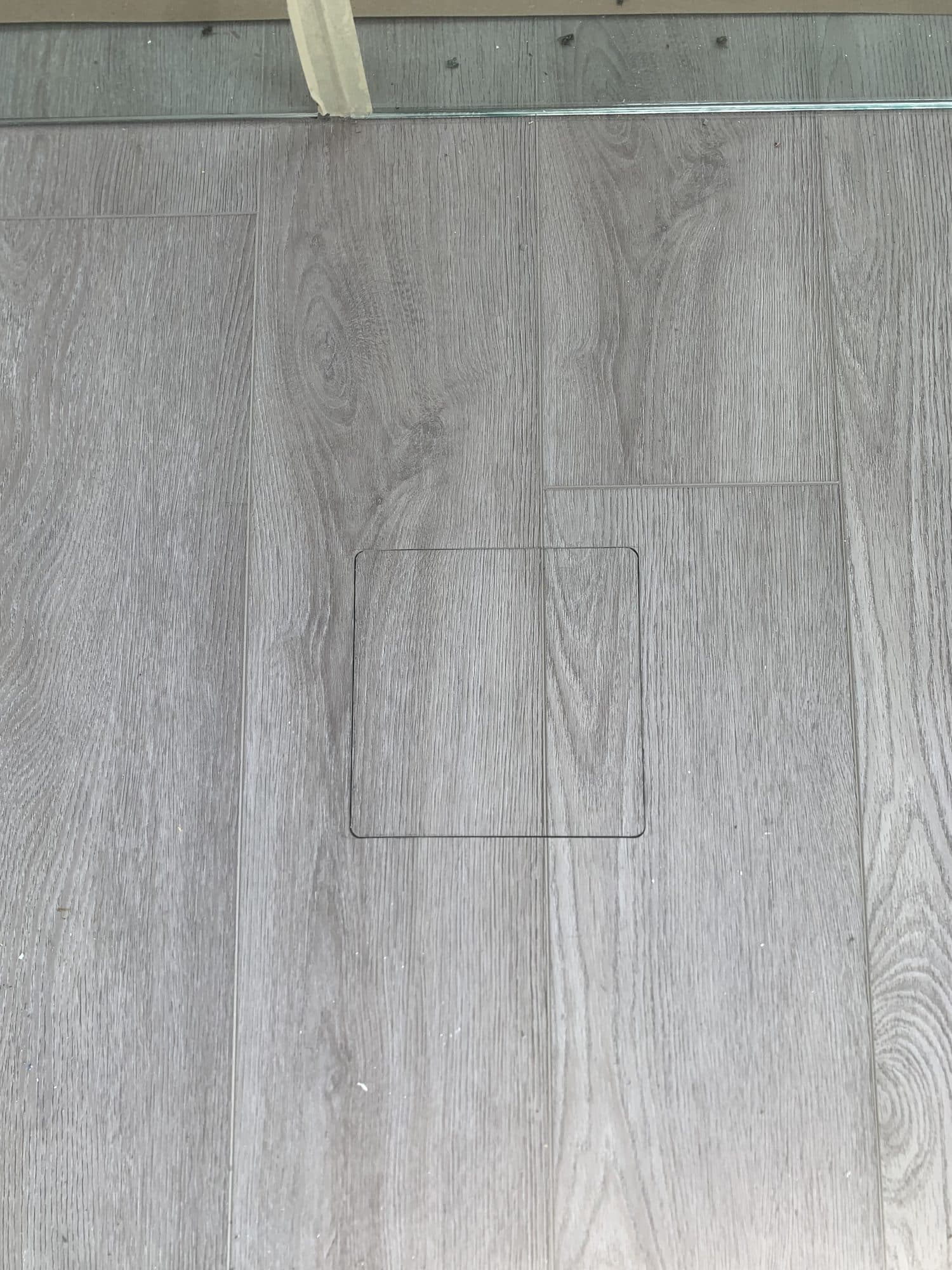 A seamless custom hardwood floor vent by Woodstellar