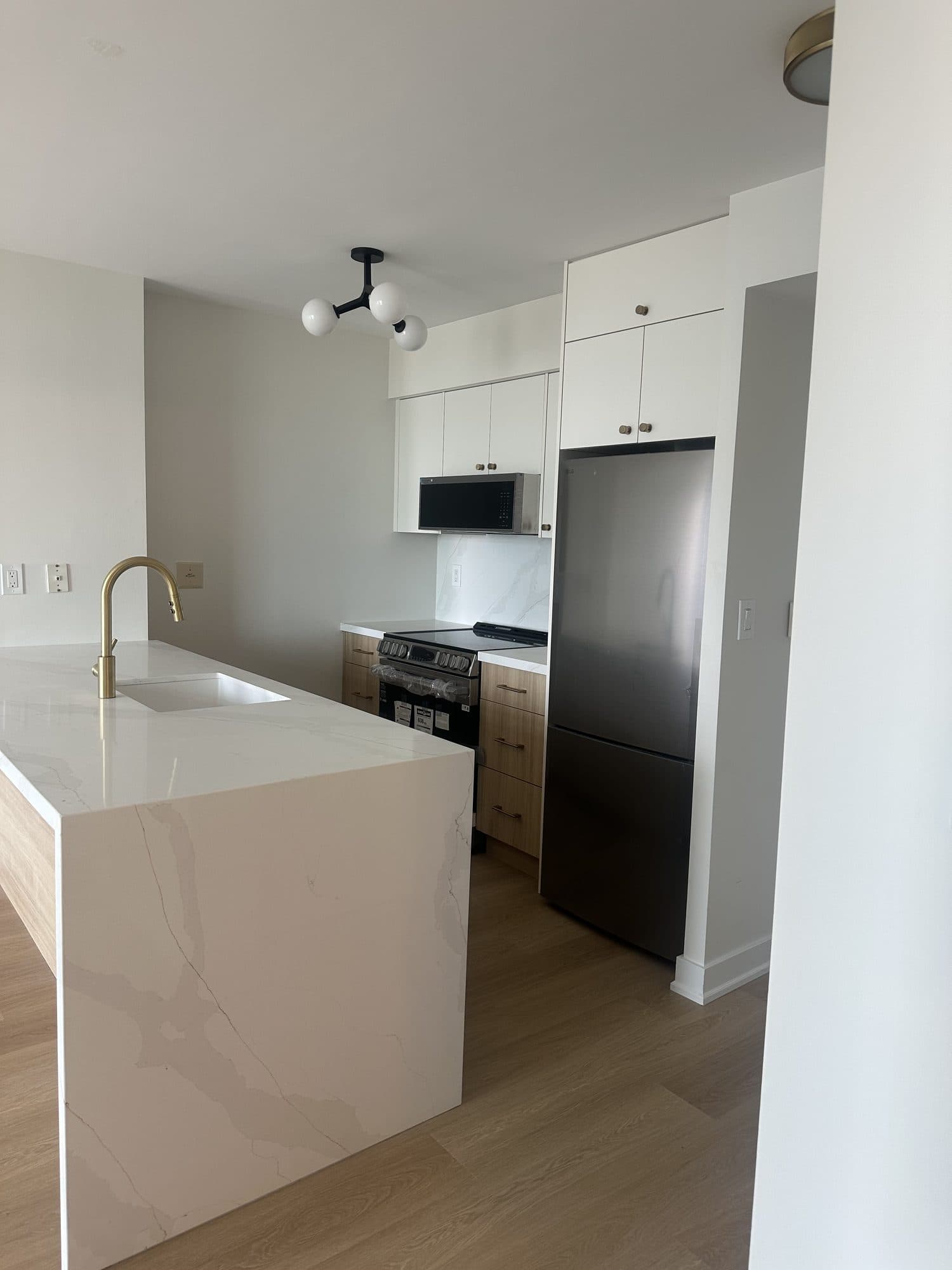 A condo renovation by Woodstellar — kitchen, bathroom and flooring