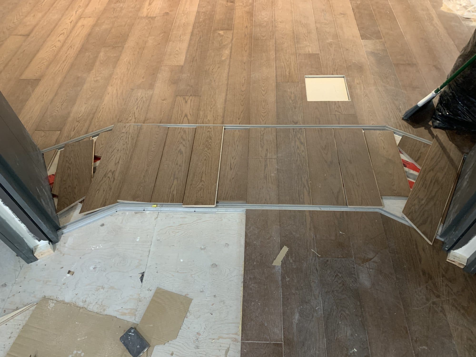 Hardwood flooring installed by Woodstellar