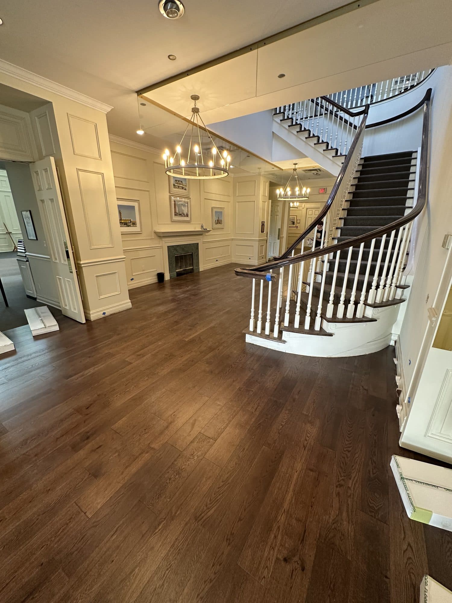 Hardwood flooring installed by Woodstellar